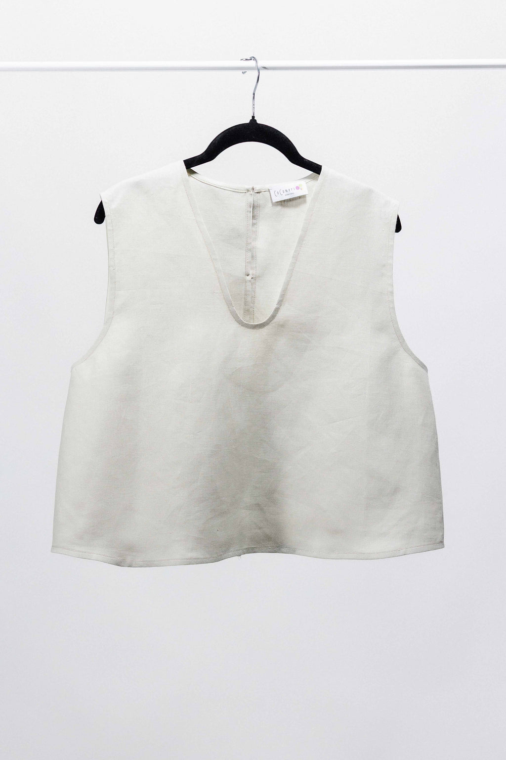 GILET CECIO lino corda
