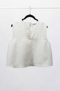 GILET CECIO lino corda
