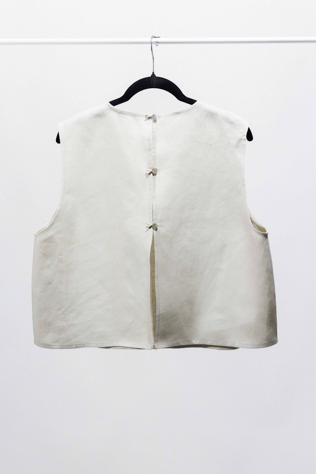 GILET CECIO lino corda