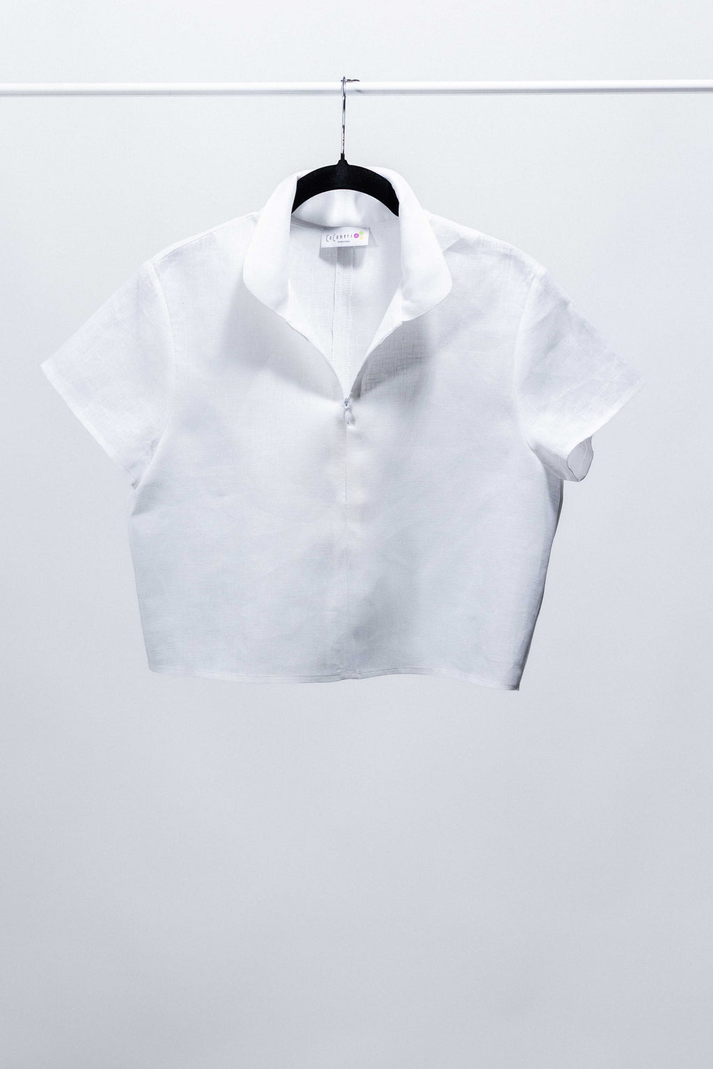 CAMICIA ANTIBES MINI lino bianco