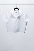 CAMICIA ANTIBES MINI lino bianco