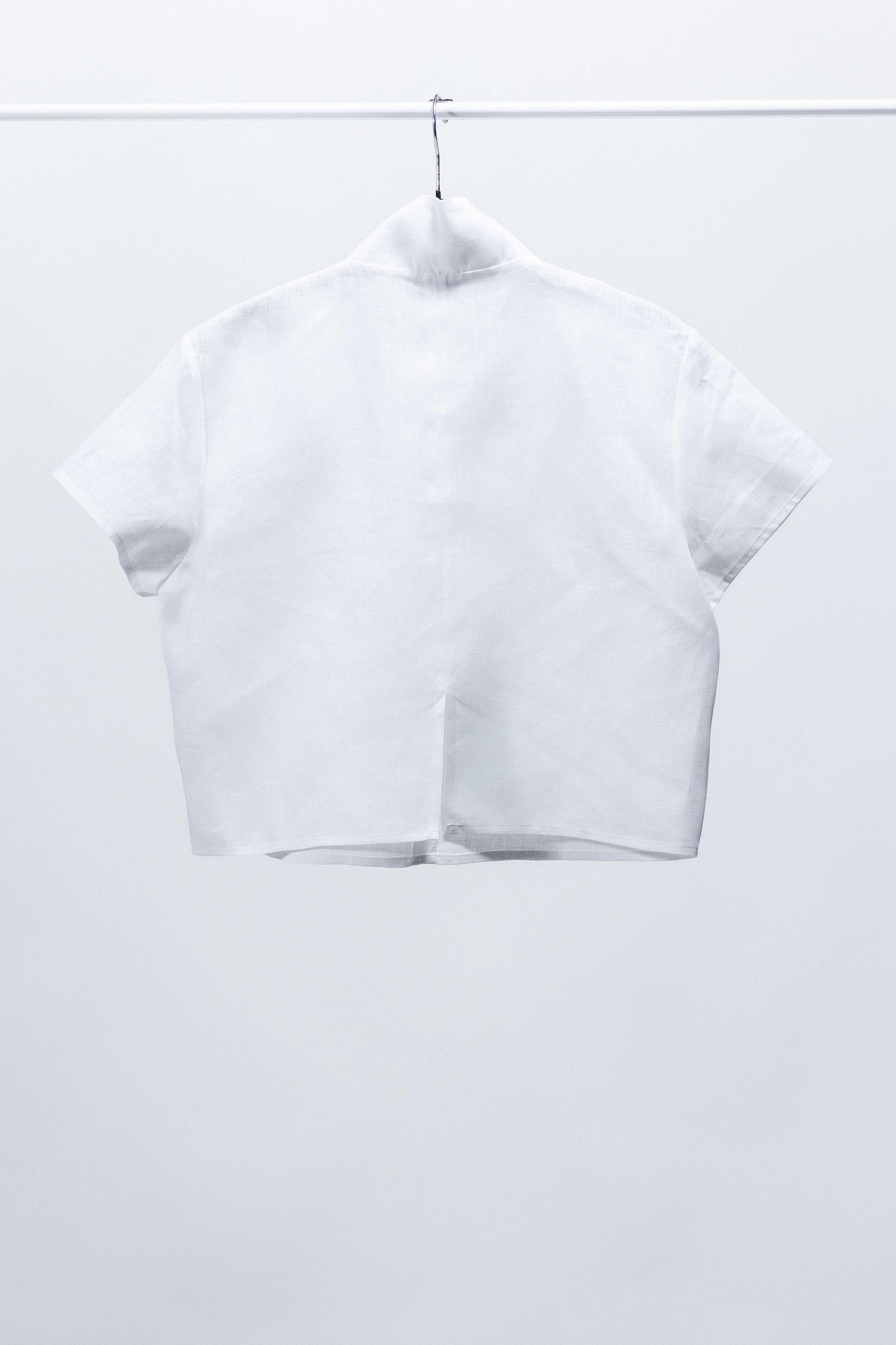 CAMICIA ANTIBES MINI lino bianco