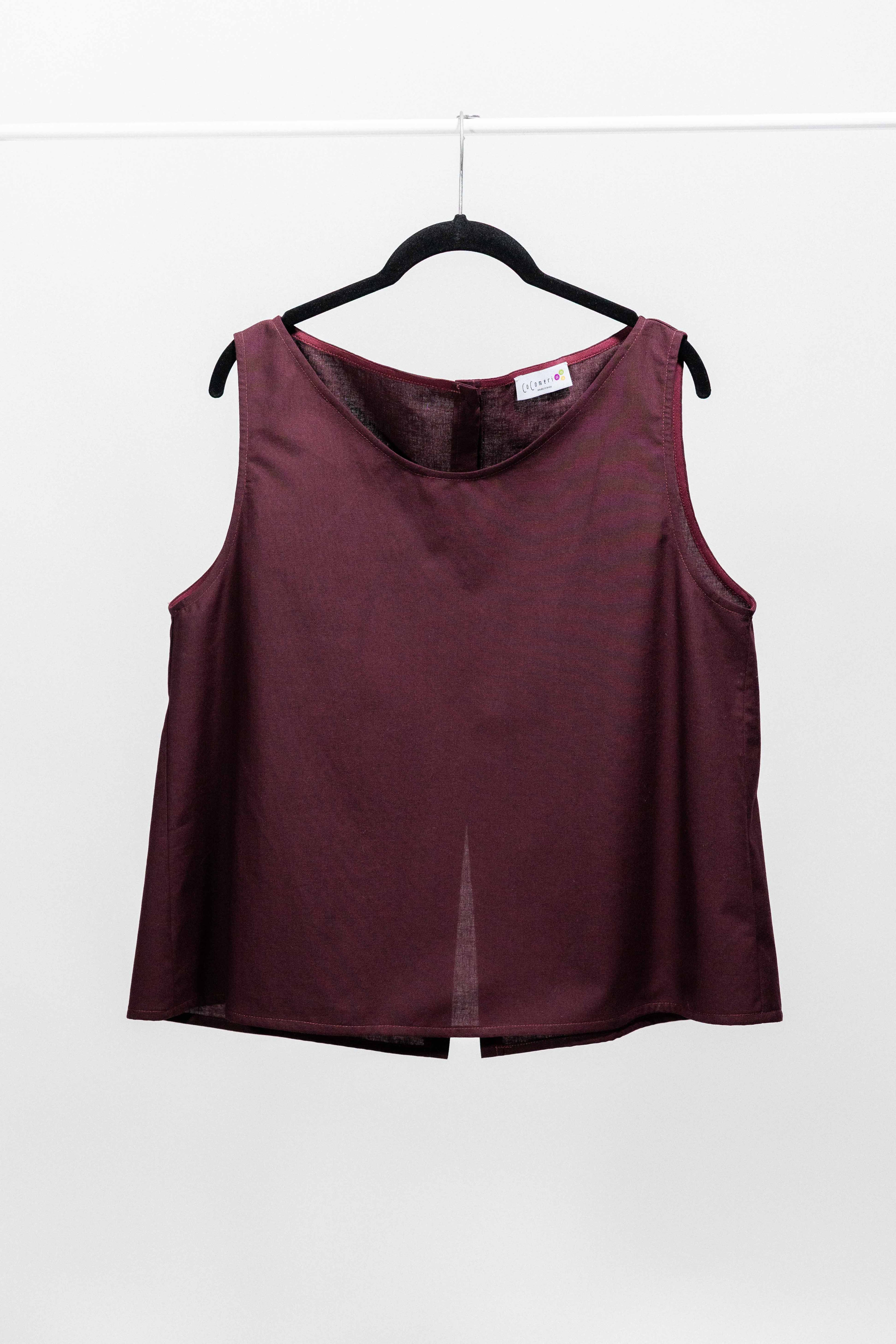 CANOTTA cotone bordeaux