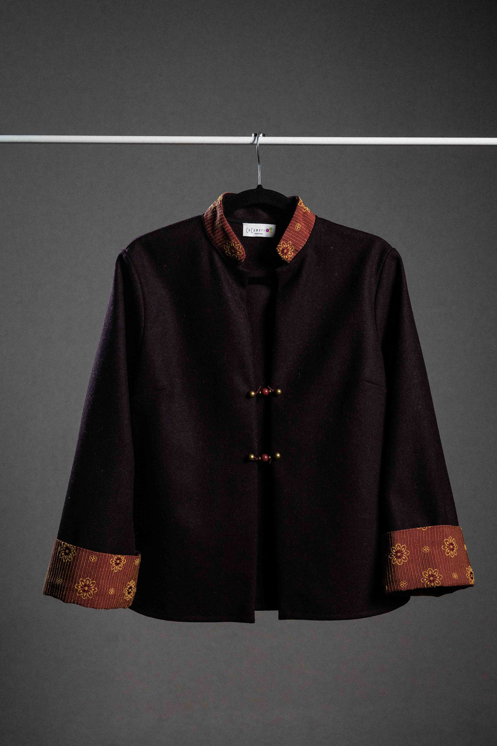 GIACCA MICHI lana prugna