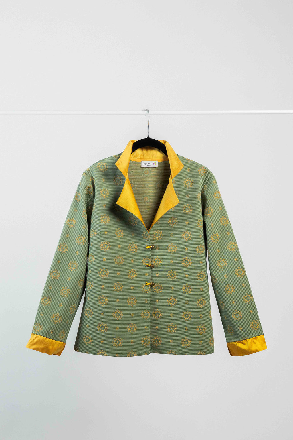 GIACCA LOLA tessuto d'arredamento verde chiaro