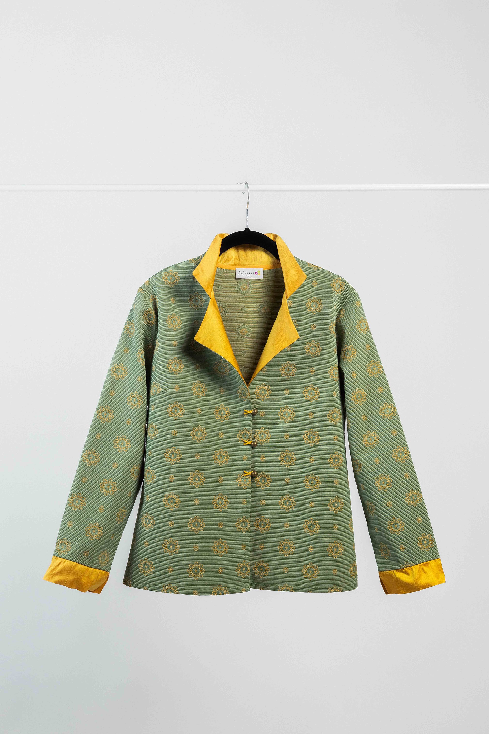 GIACCA LOLA tessuto d'arredamento verde chiaro