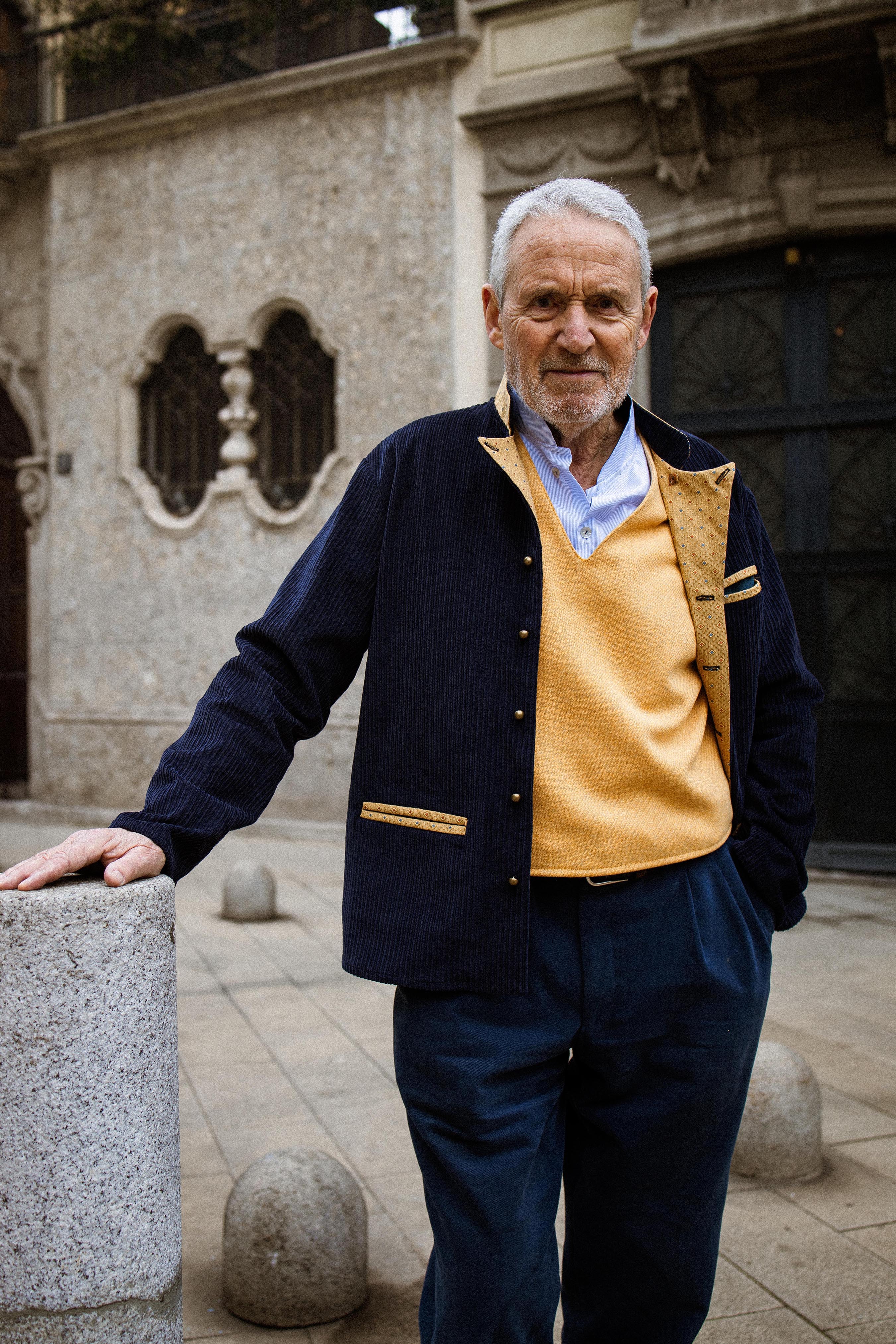 GIACCA BOSTON velluto blu