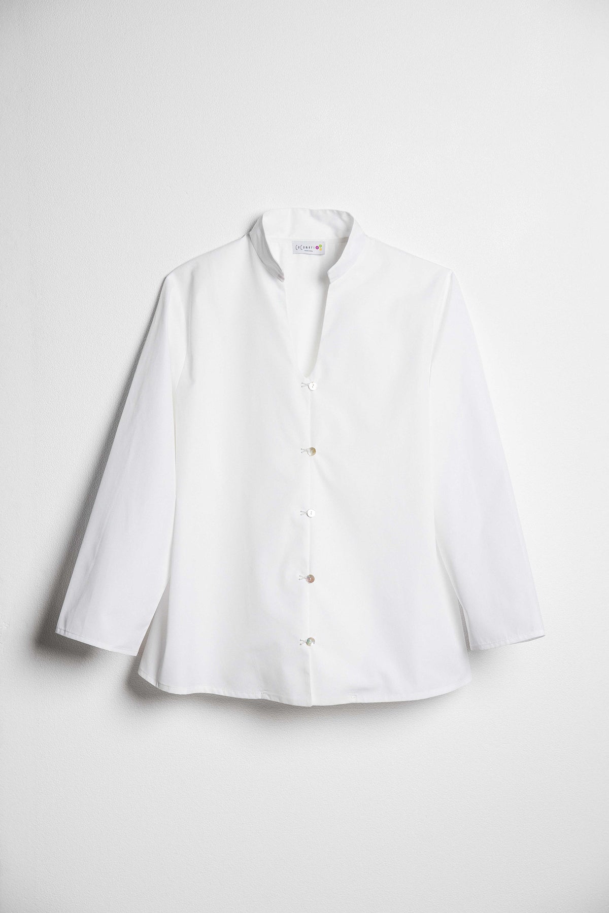 CAMICIA COREA popeline bianco