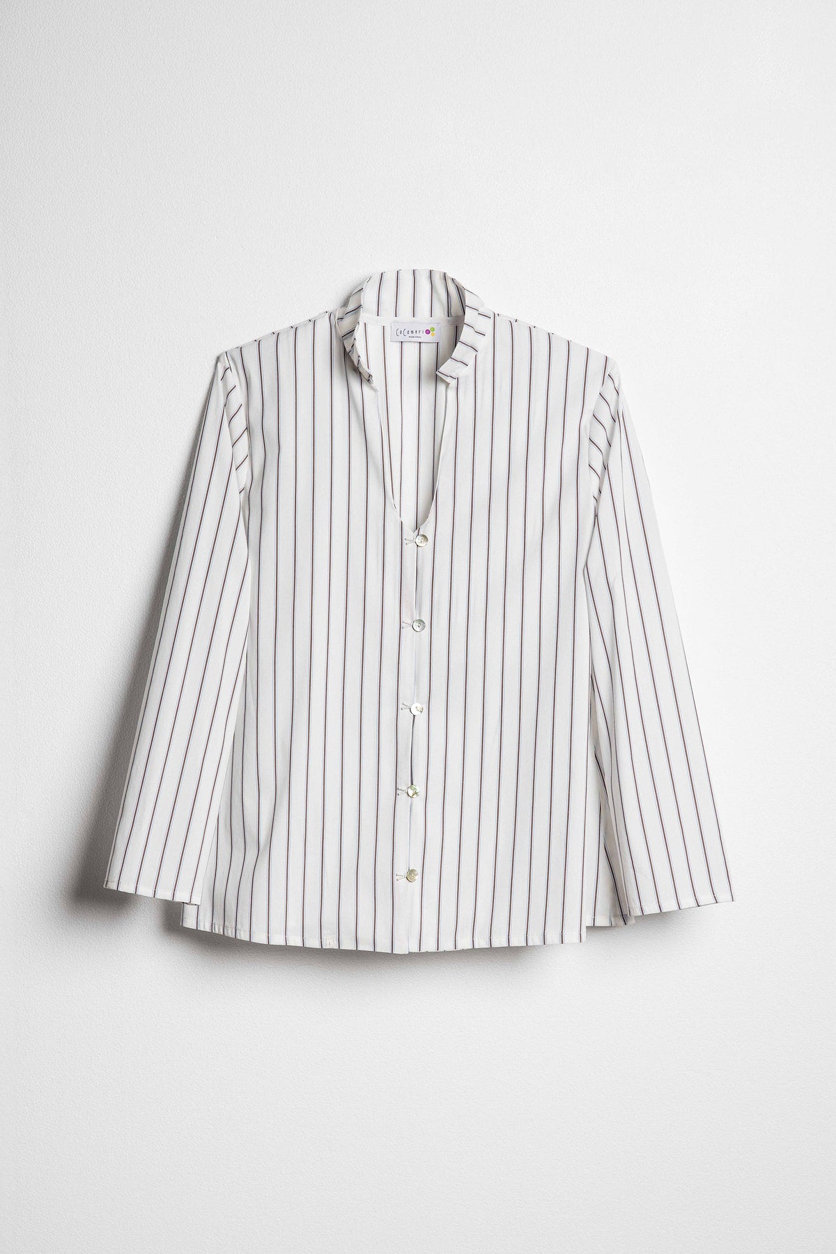 CAMICIA COREA popeline rigato
