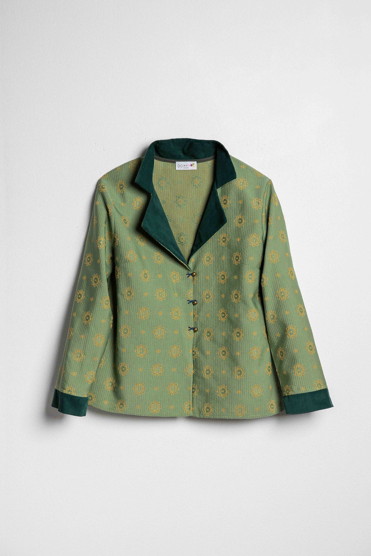 GIACCA LOLA tessuto d'arredamento verde chiaro