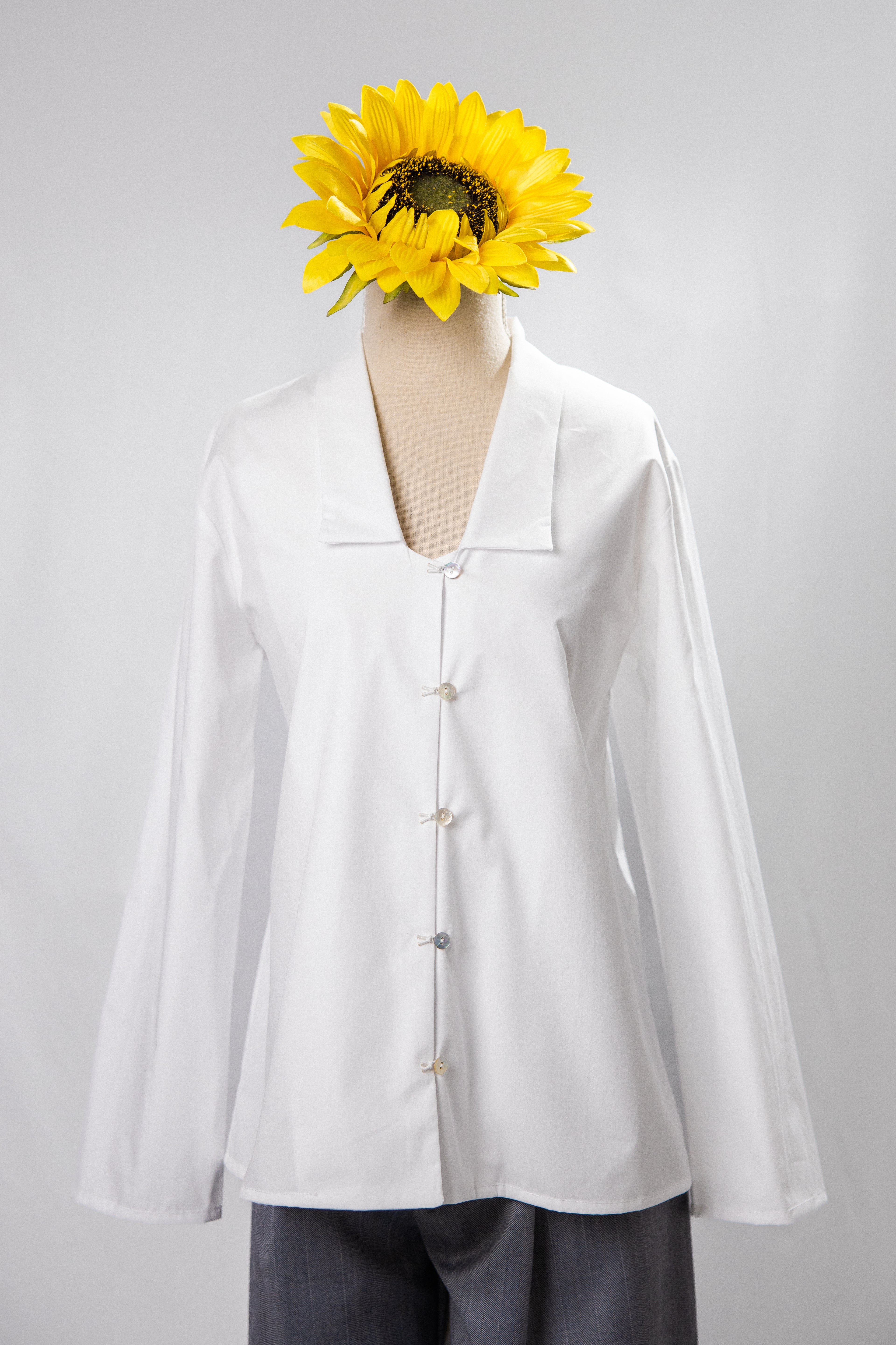 CAMICIA INGRID popeline bianco