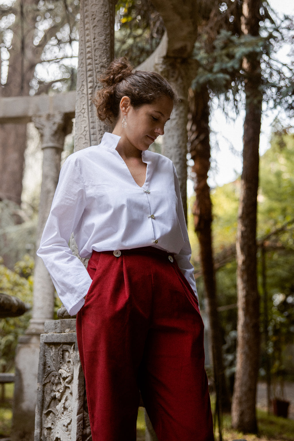 CAMICIA COREA popeline bianco