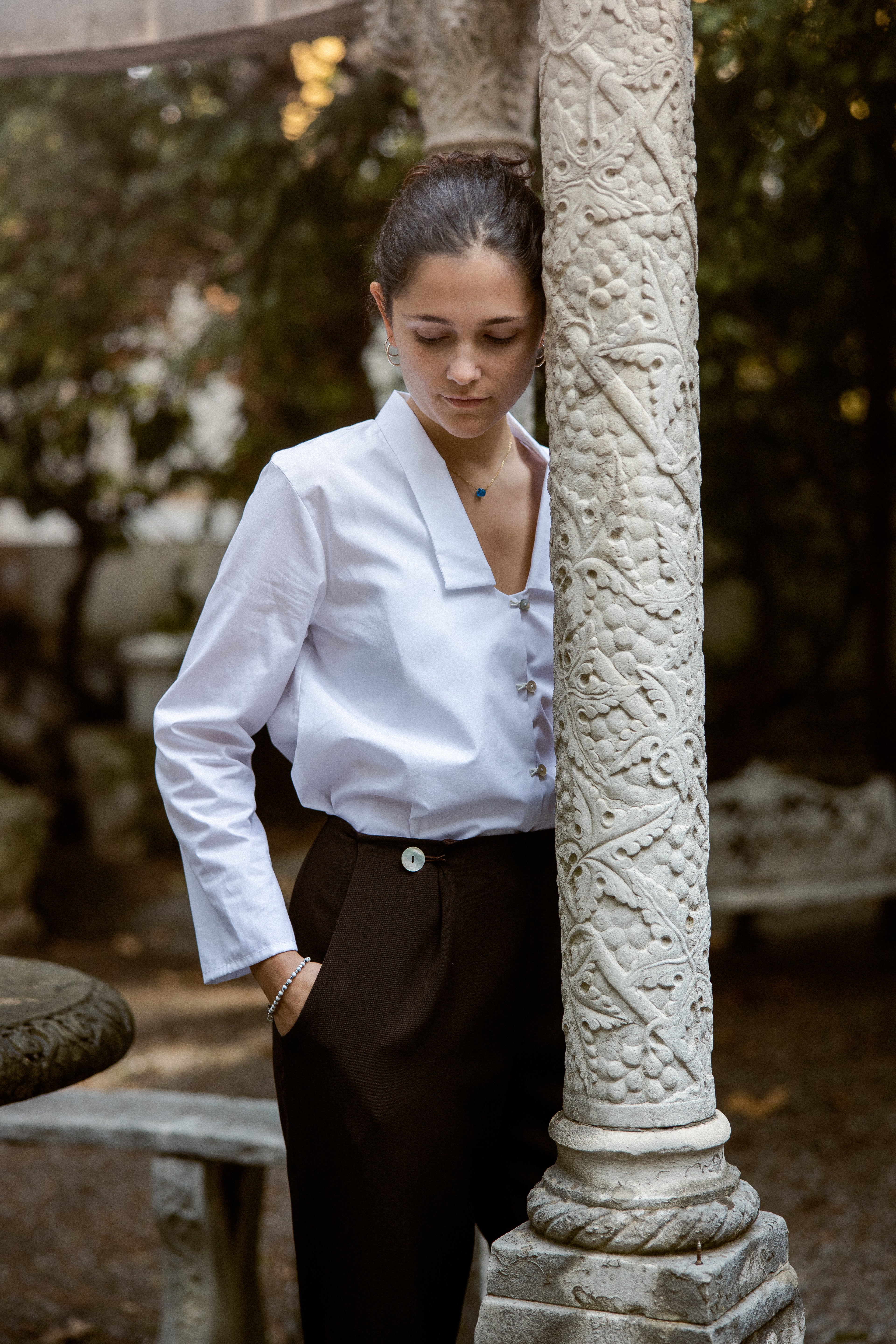 CAMICIA INGRID popeline bianco
