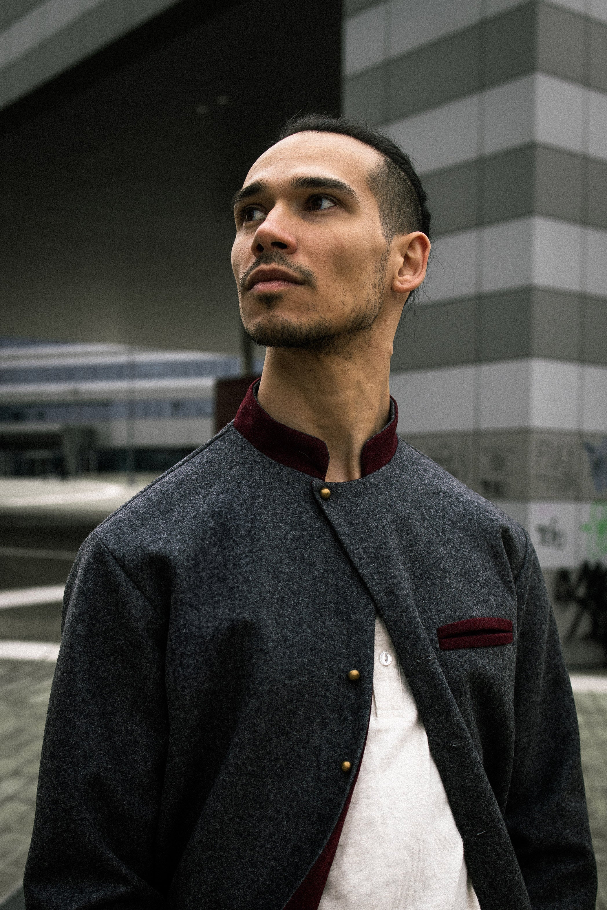 GIACCA BOSTON lana grigia