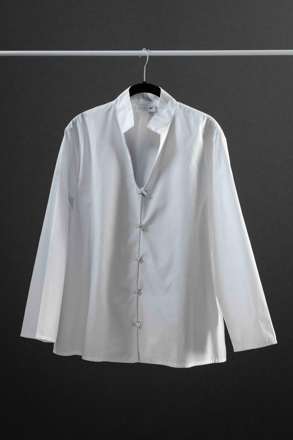 CAMICIA COREA popeline bianco
