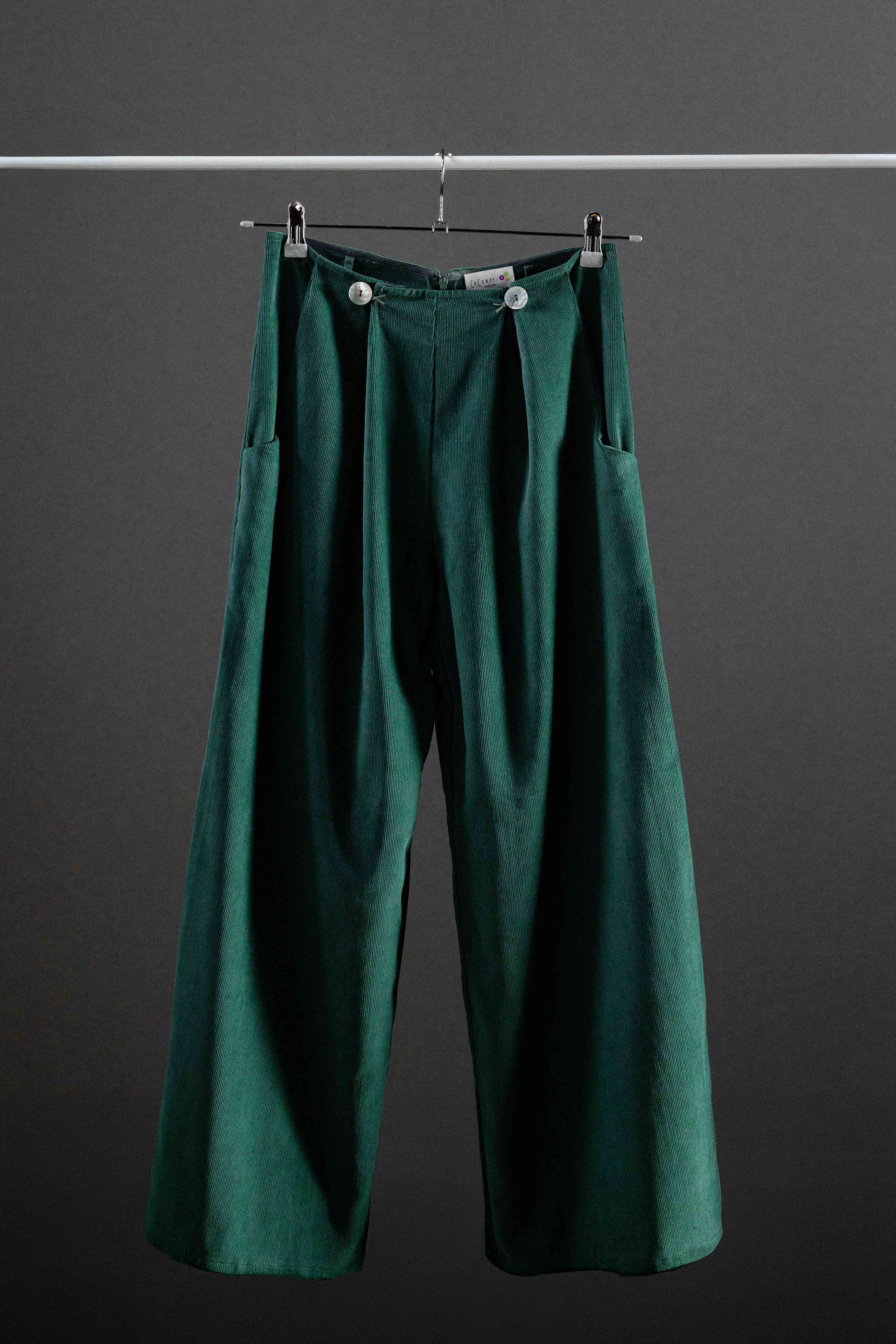 PANTA ANAFI vellutino verde