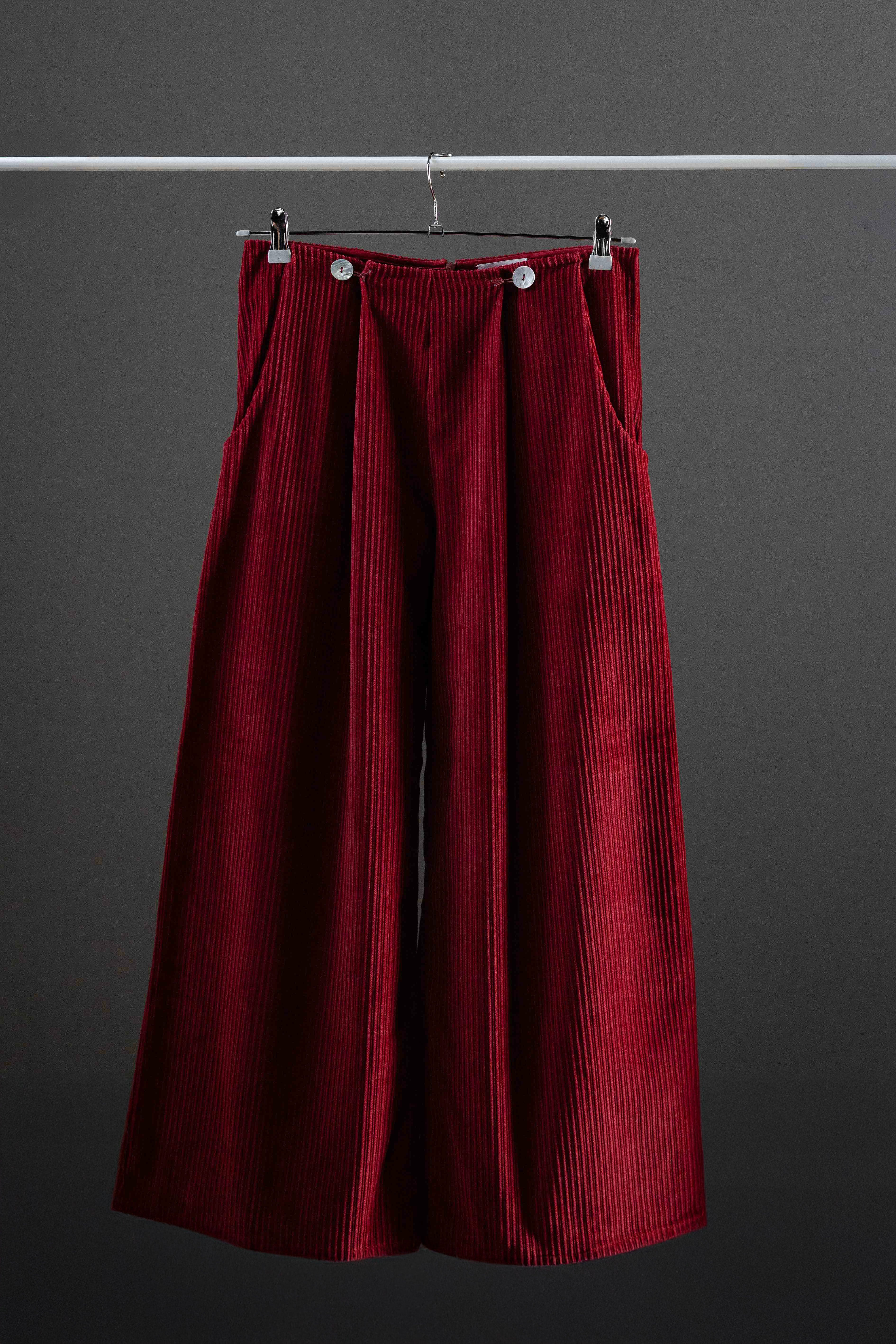 PANTA ANAFI velluto bordeaux