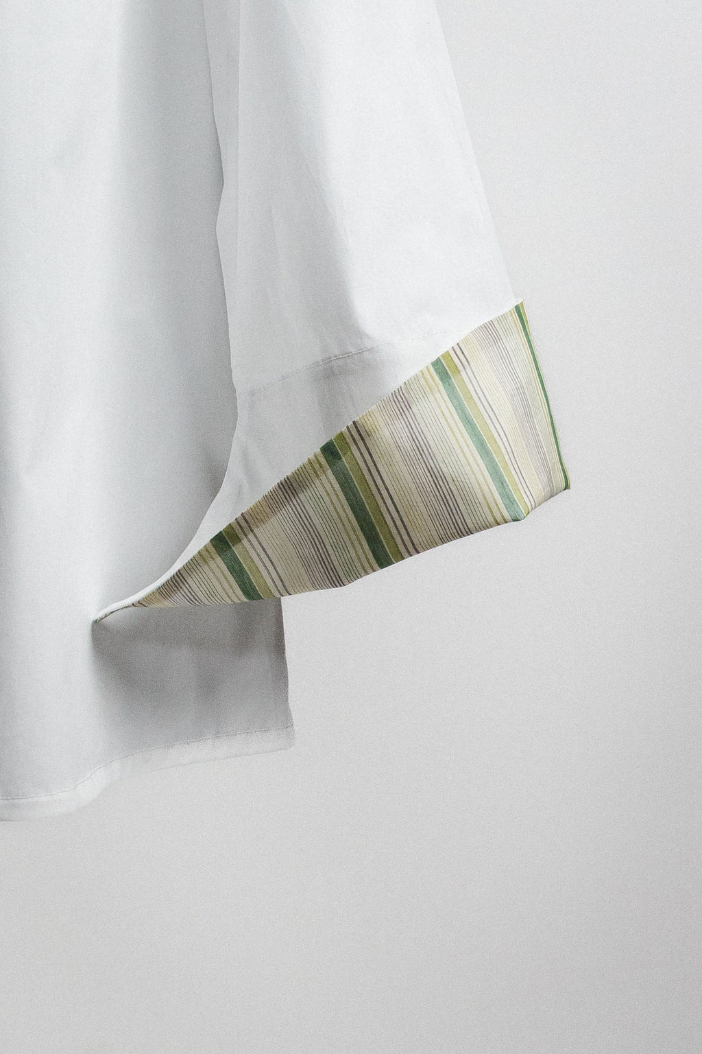 CAMICIA MARILLI bianca inserto verde