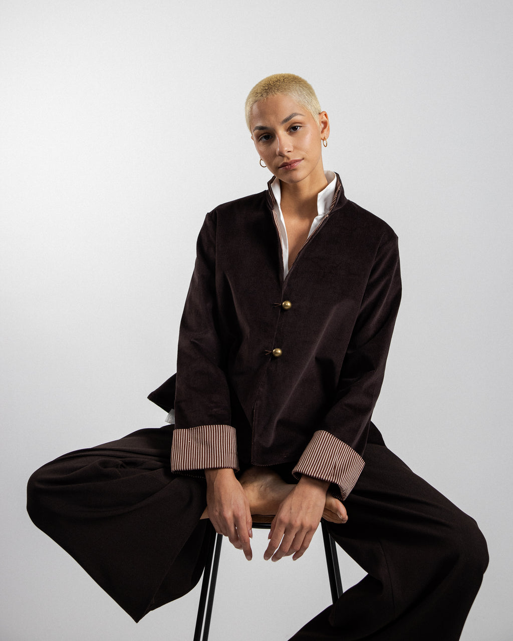 GIACCA RAFANO lana blu