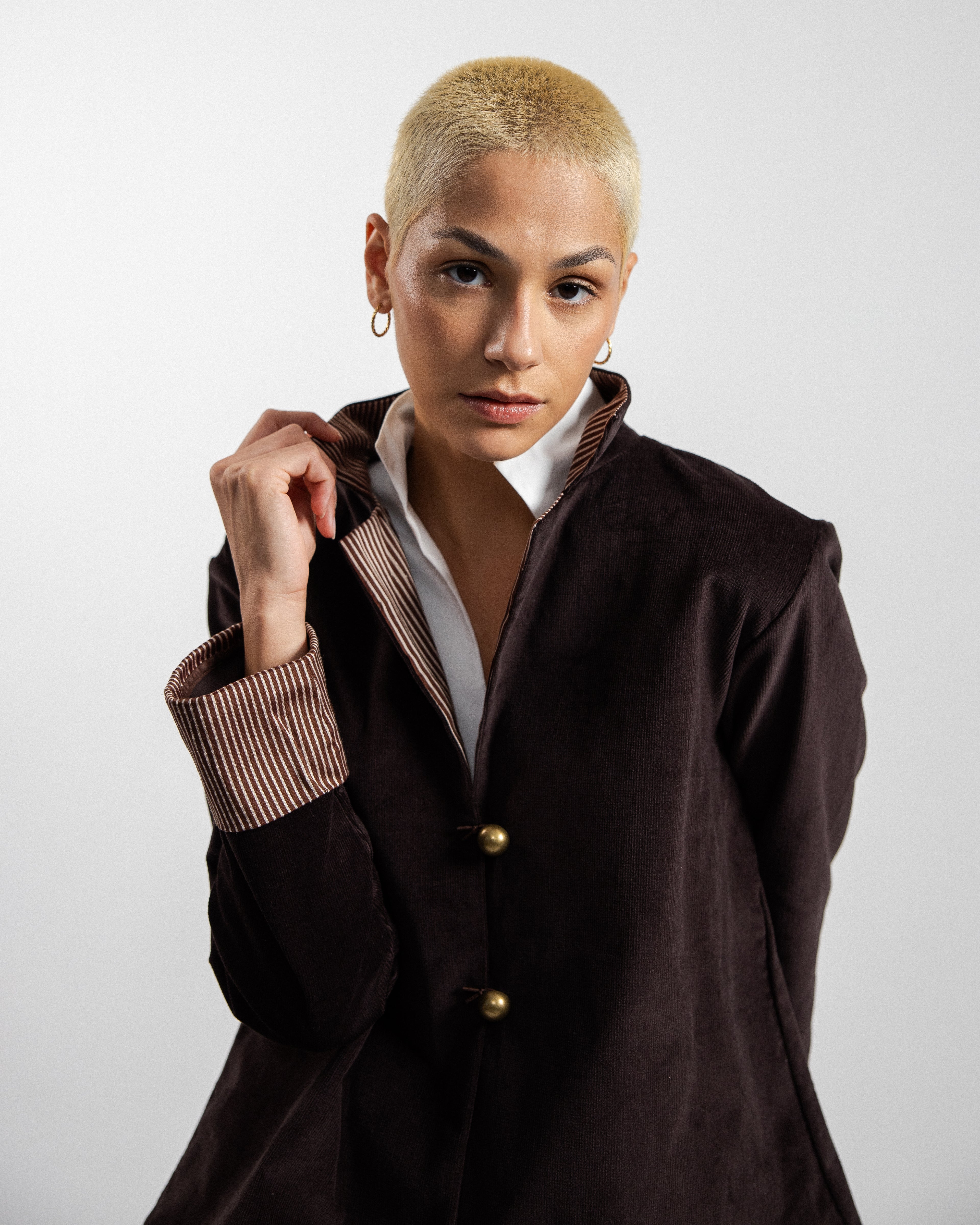 GIACCA RAFANO lana blu