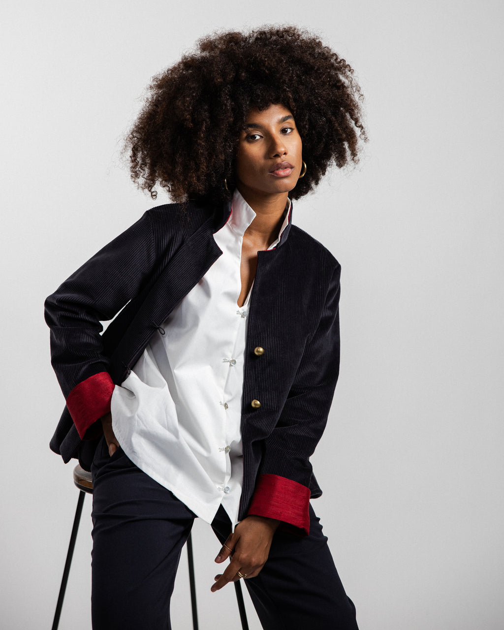 CAMICIA COREA popeline bianco