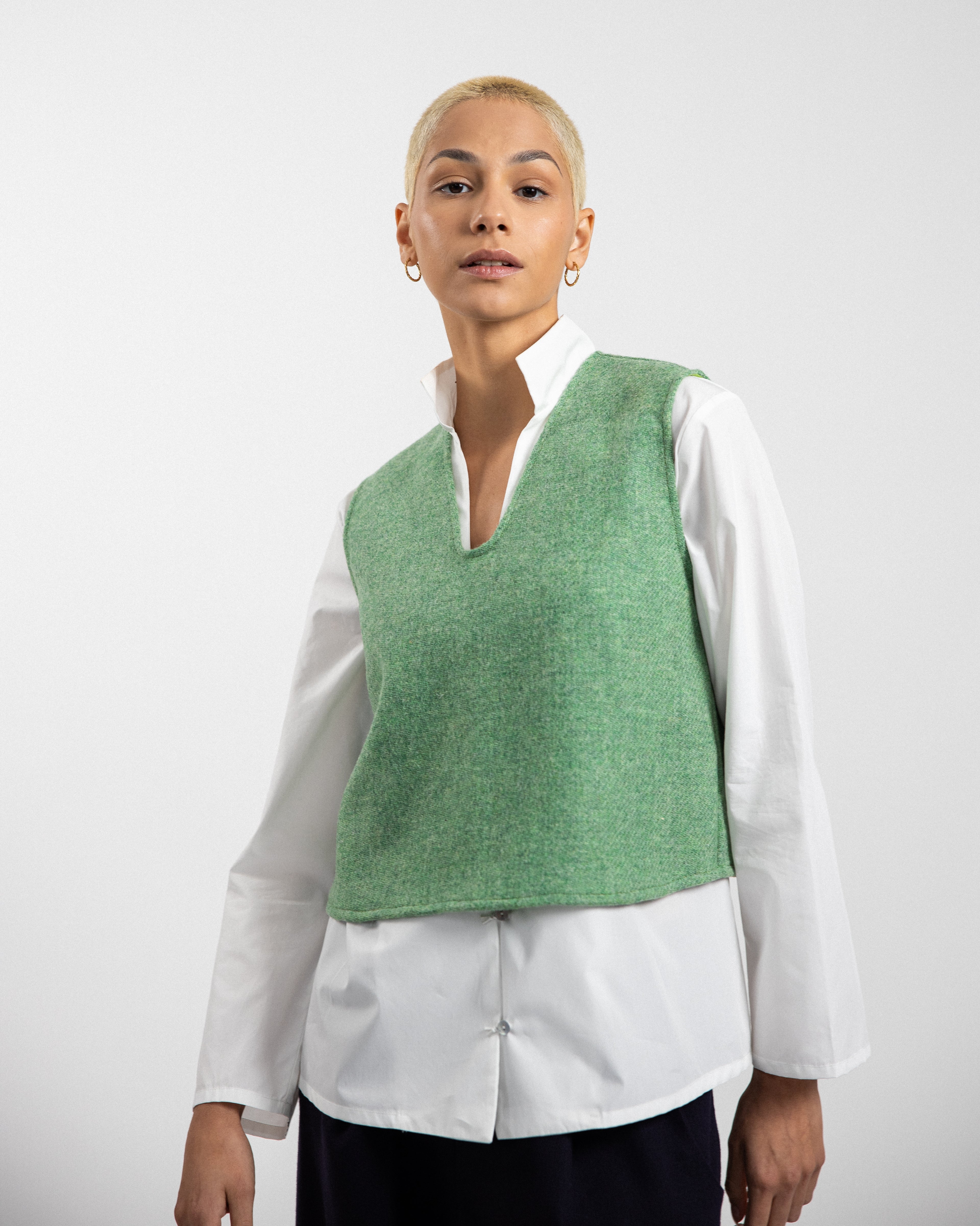 CAMICIA COREA popeline bianco