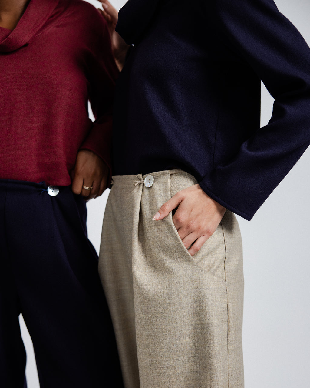 PANTA ANAFI velluto bordeaux