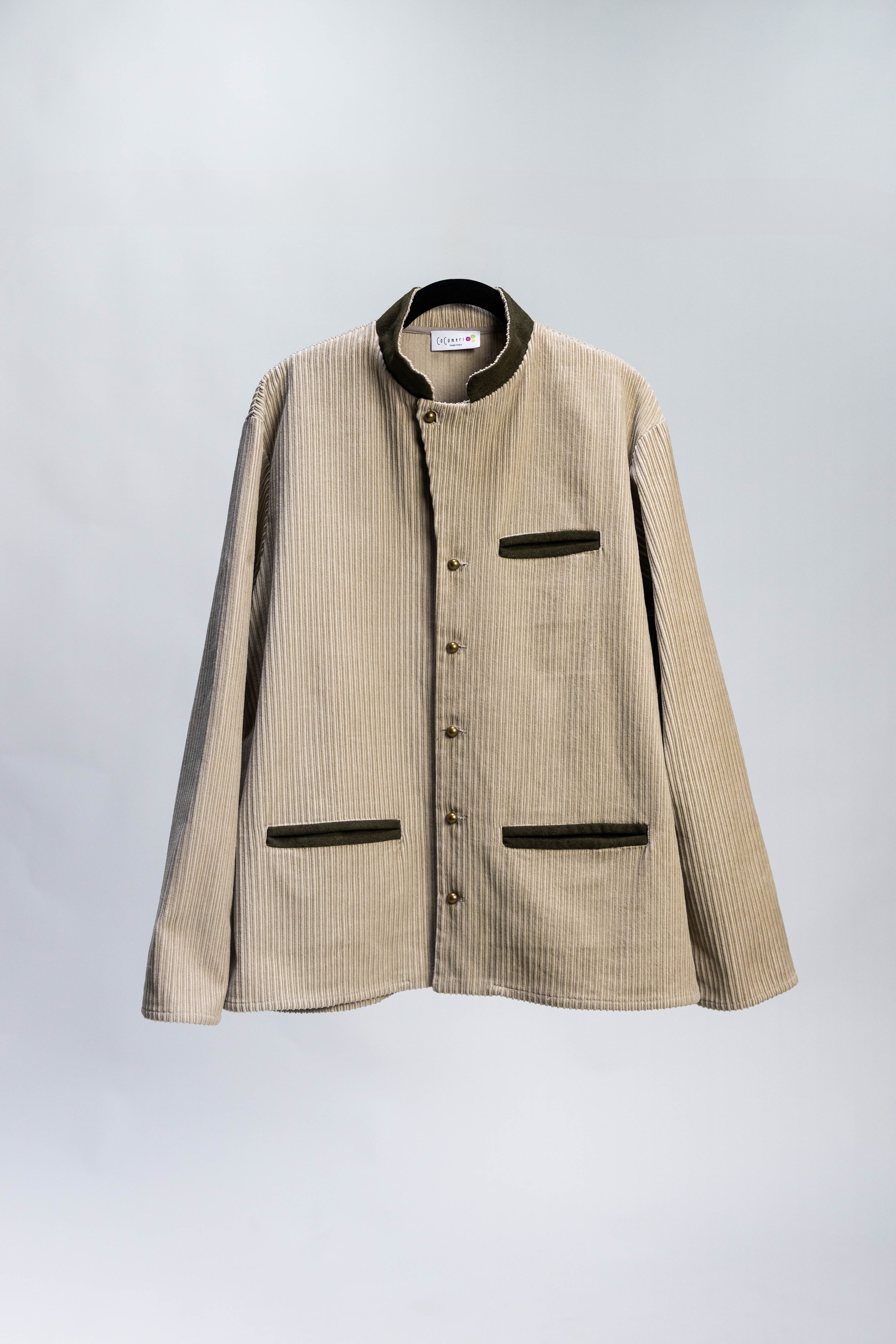 GIACCA BOSTON velluto sabbia