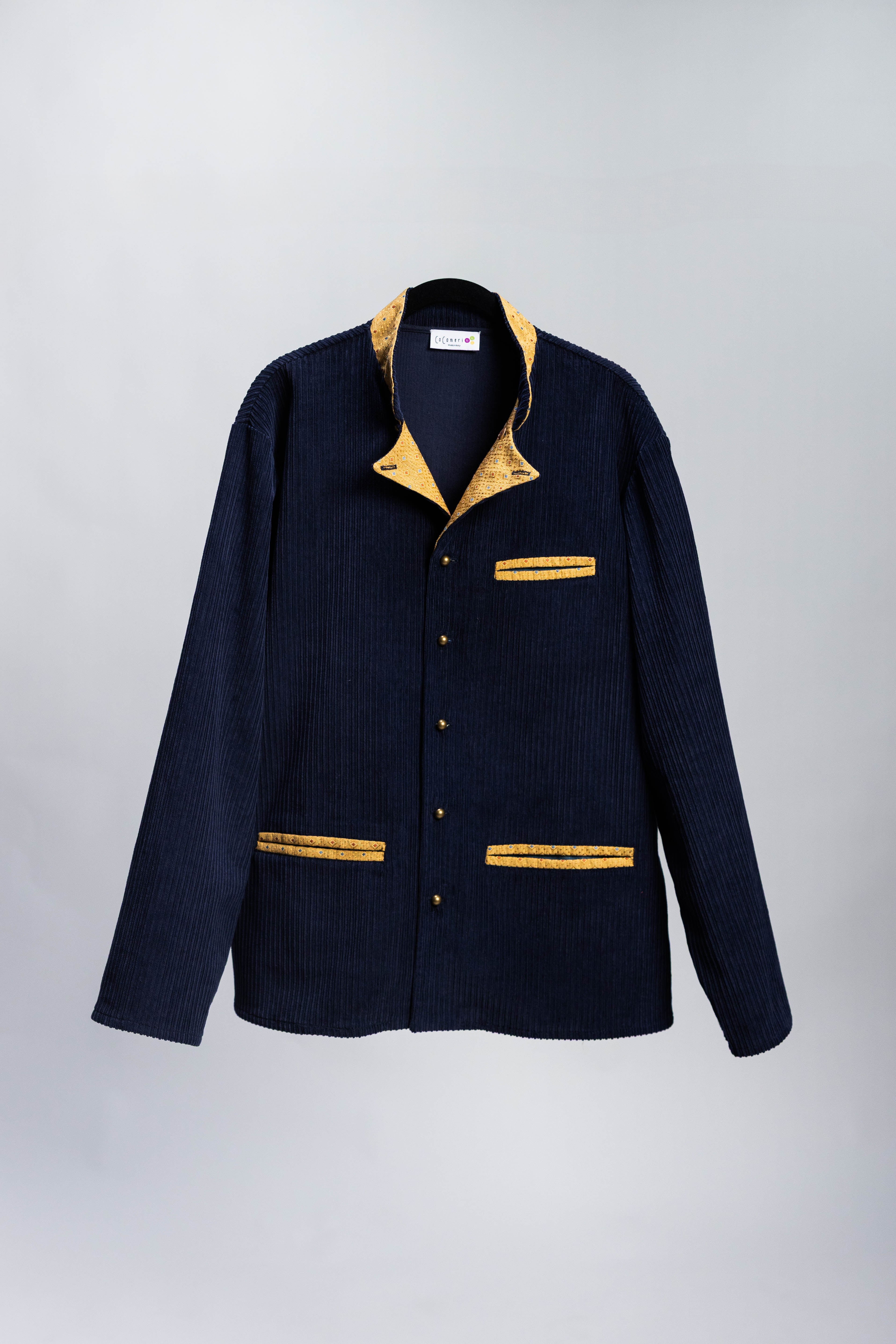 GIACCA BOSTON velluto blu