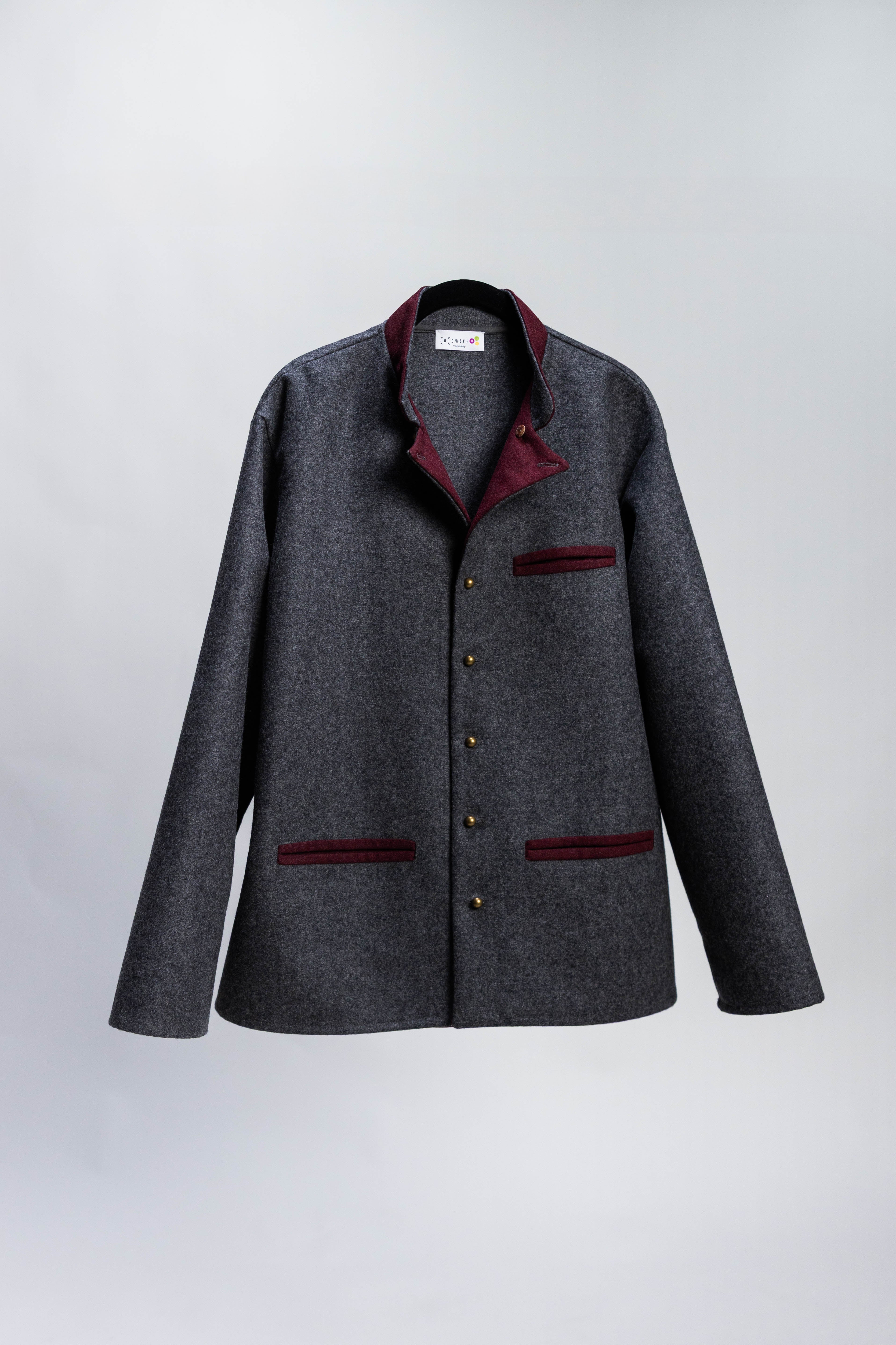 GIACCA BOSTON lana grigia