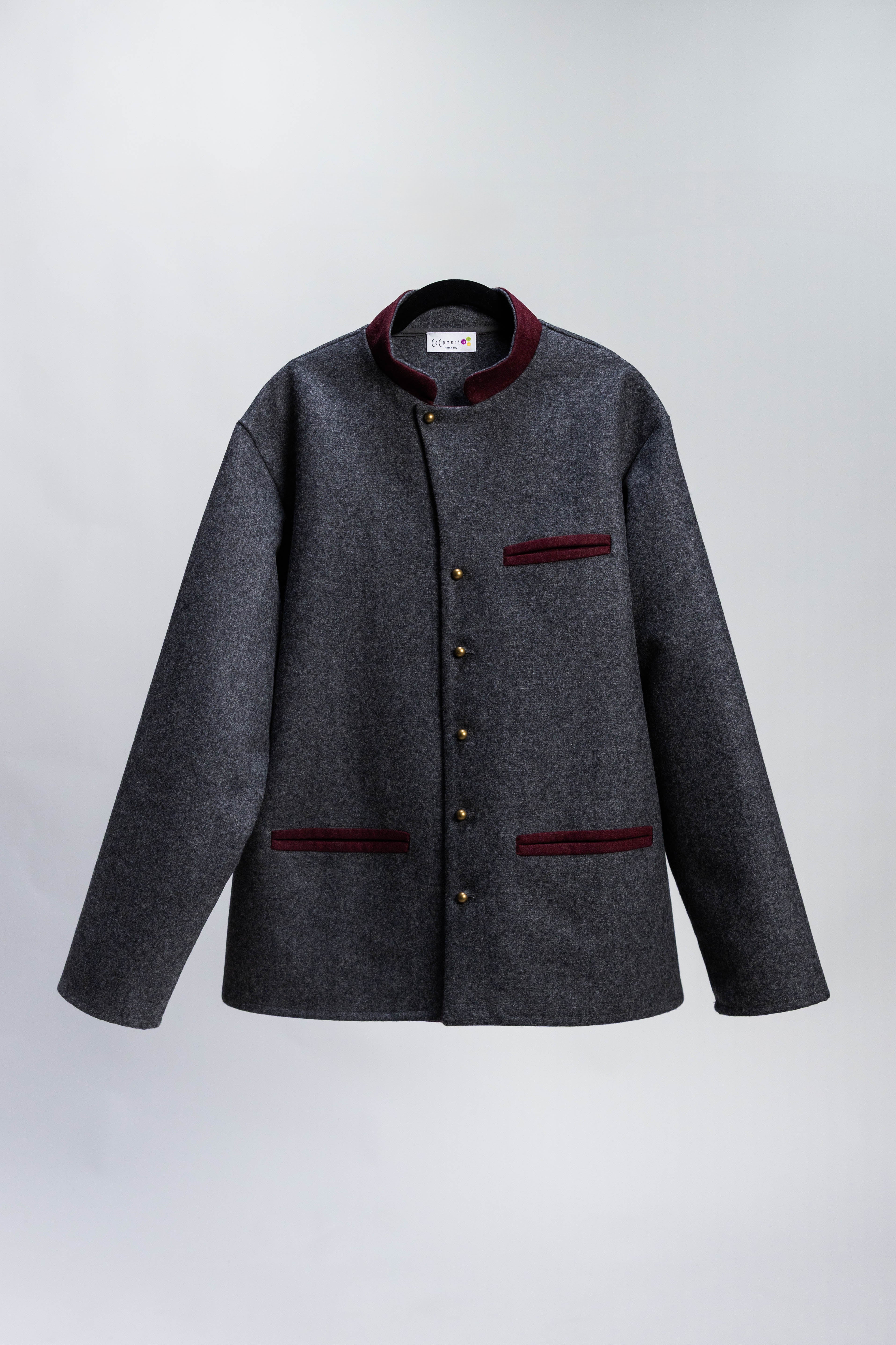 GIACCA BOSTON lana grigia