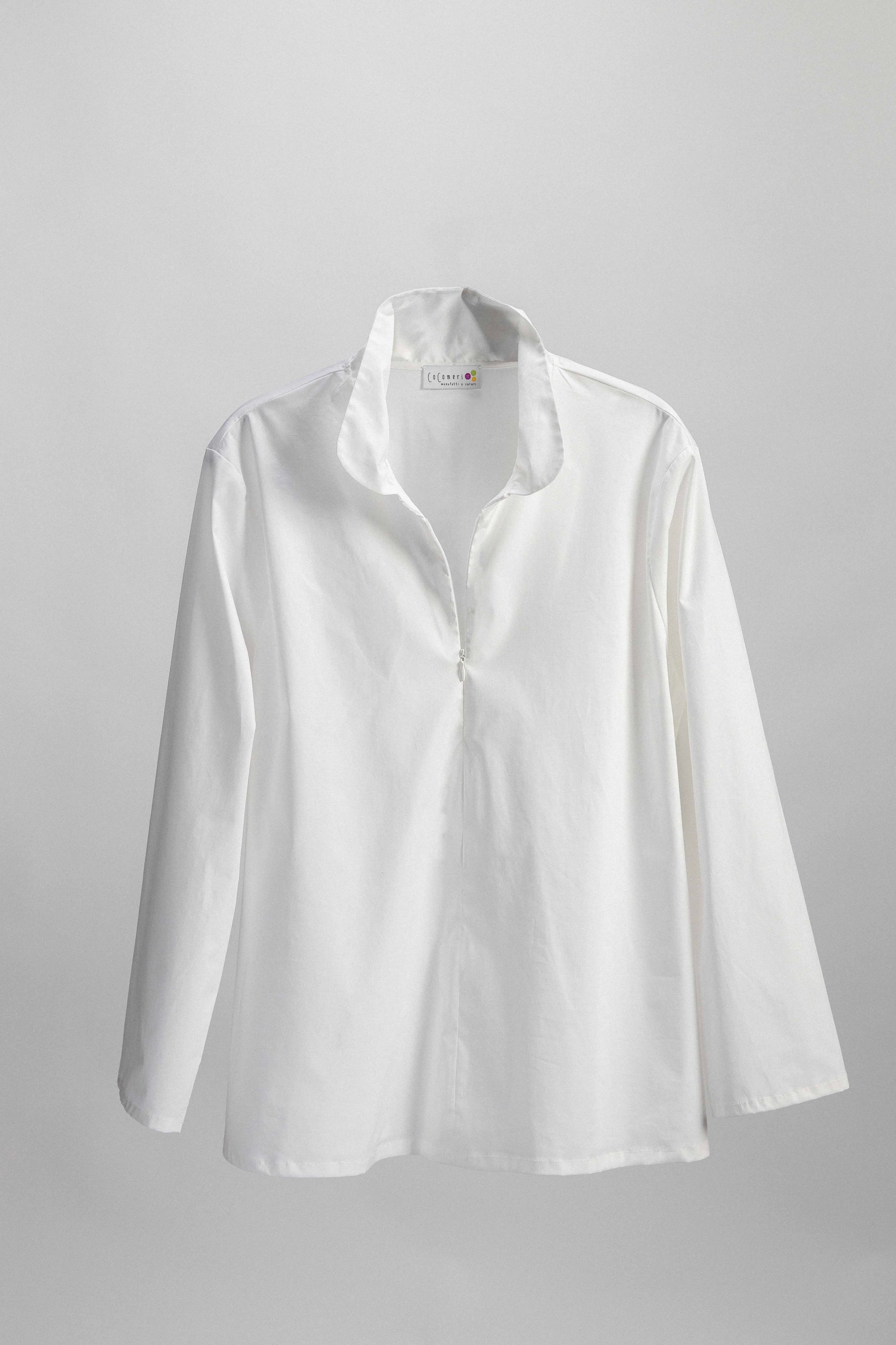 CAMICIA ANTIBES popeline bianco