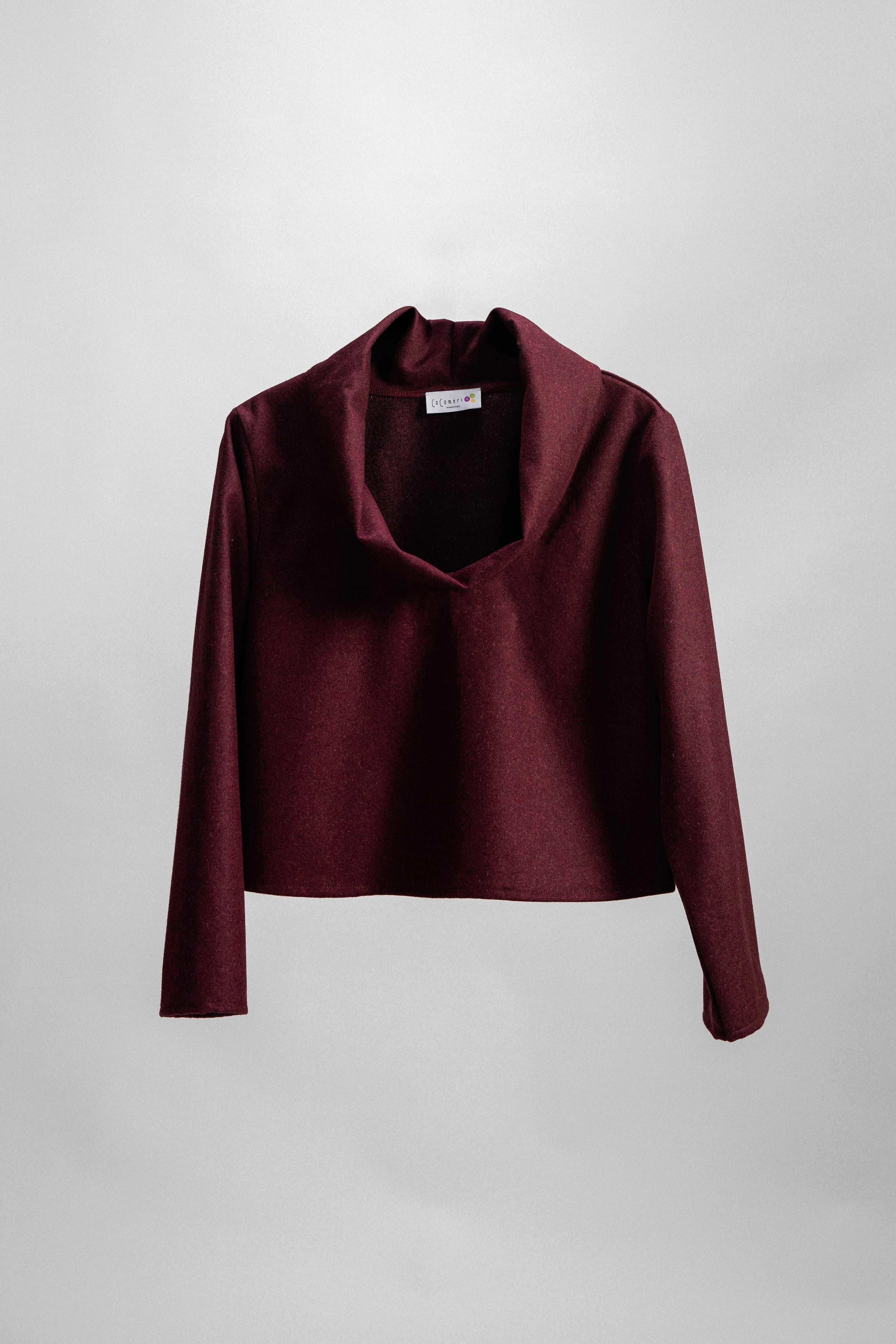 GOLF PEPE lana bordeaux