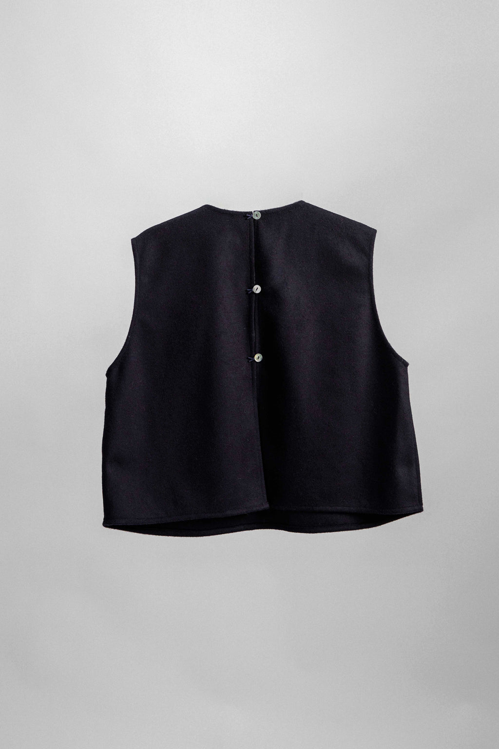 GILET CECIO lana blu