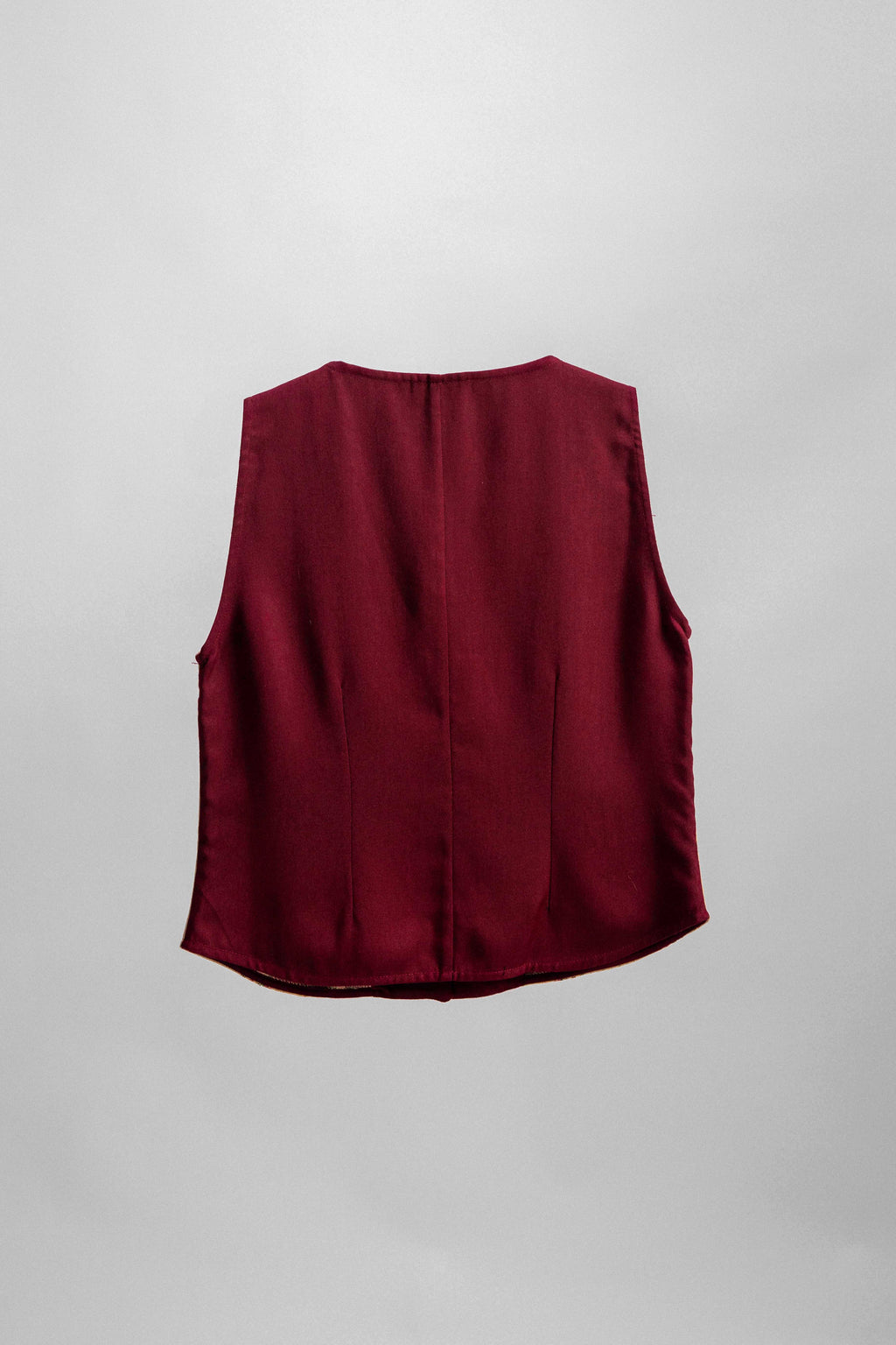 GILET ELLIOT cotone cupro bordeaux