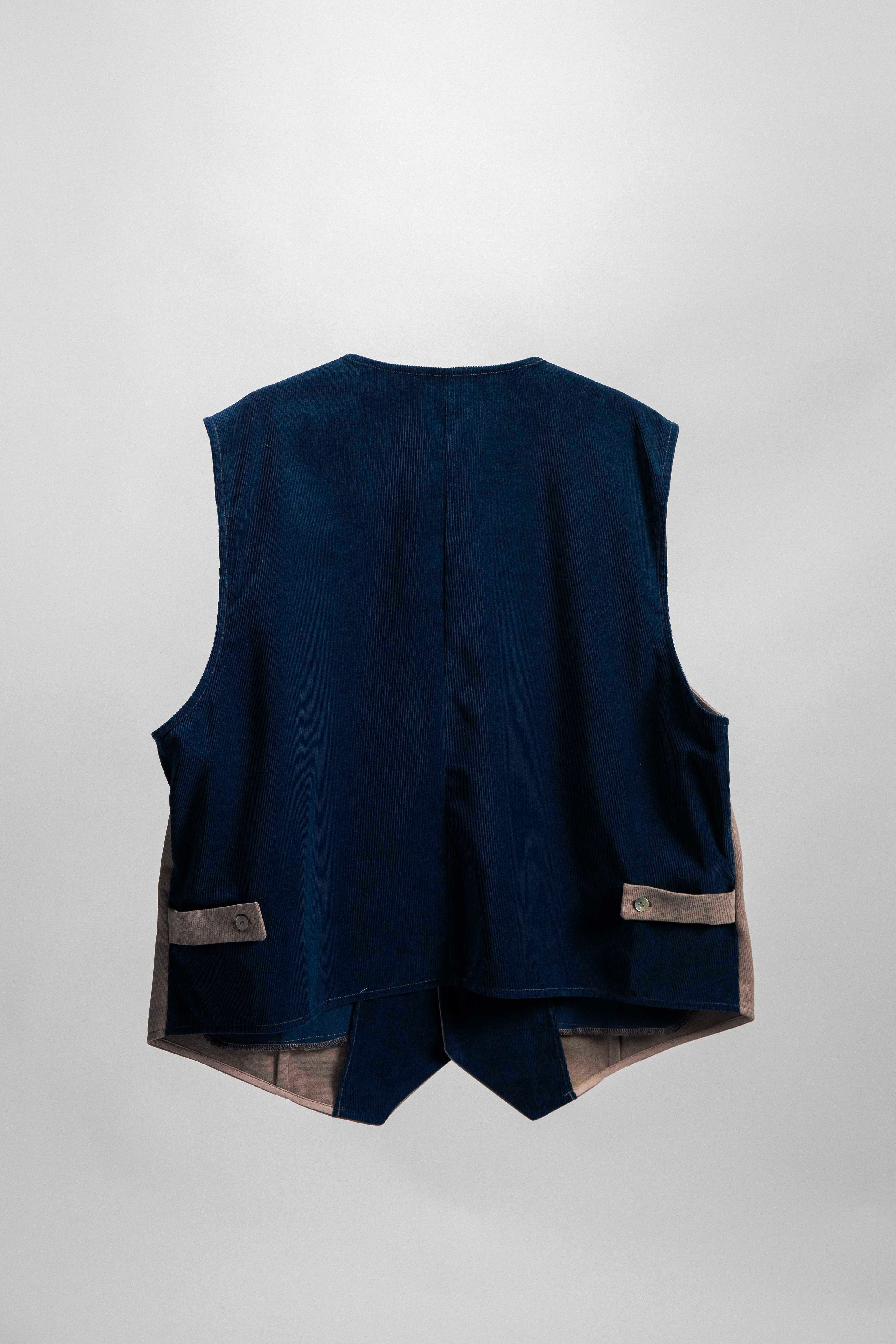 GILET CEDRO fustagno e vellutino