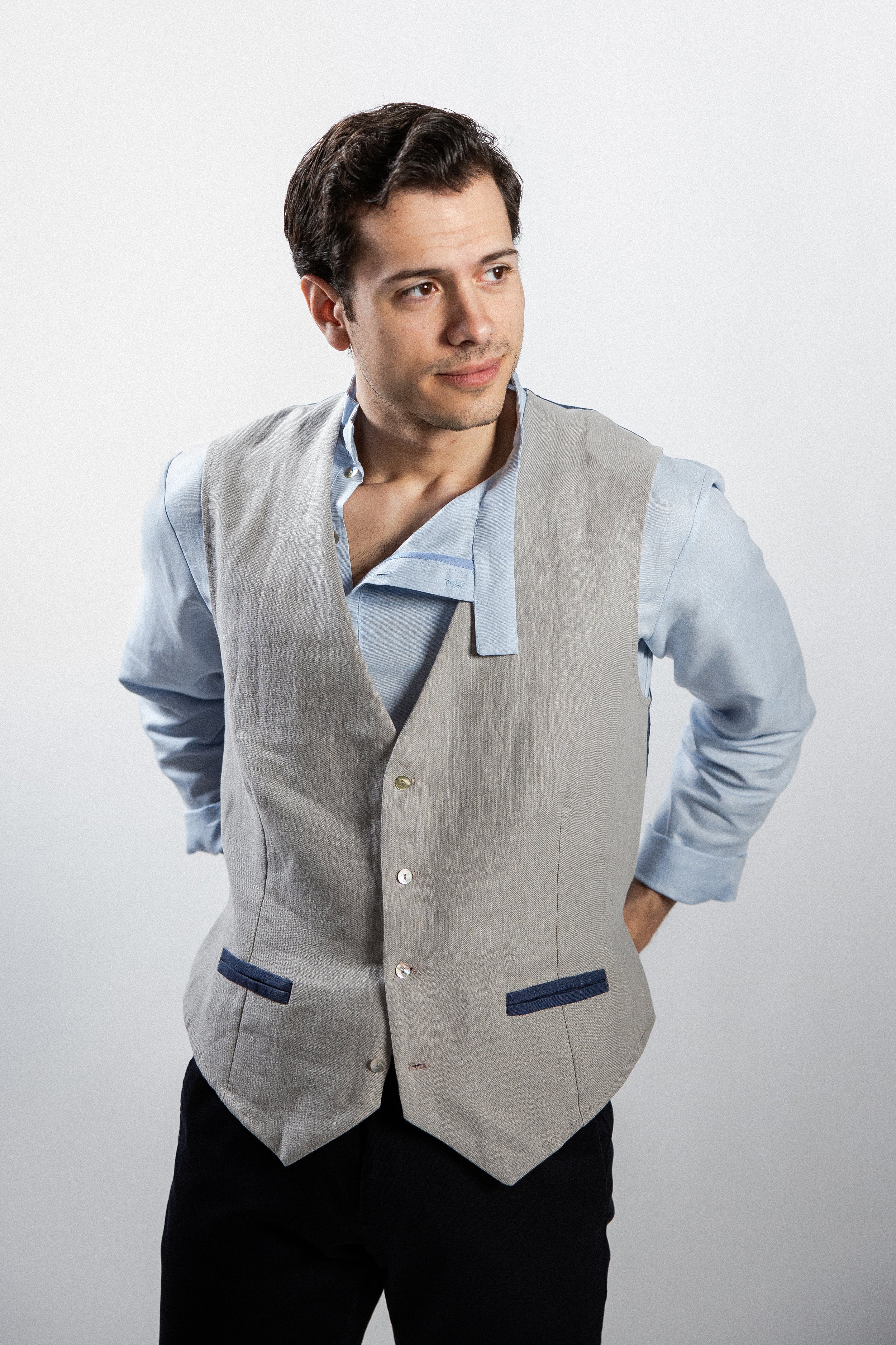 GILET CEDRO fustagno e vellutino