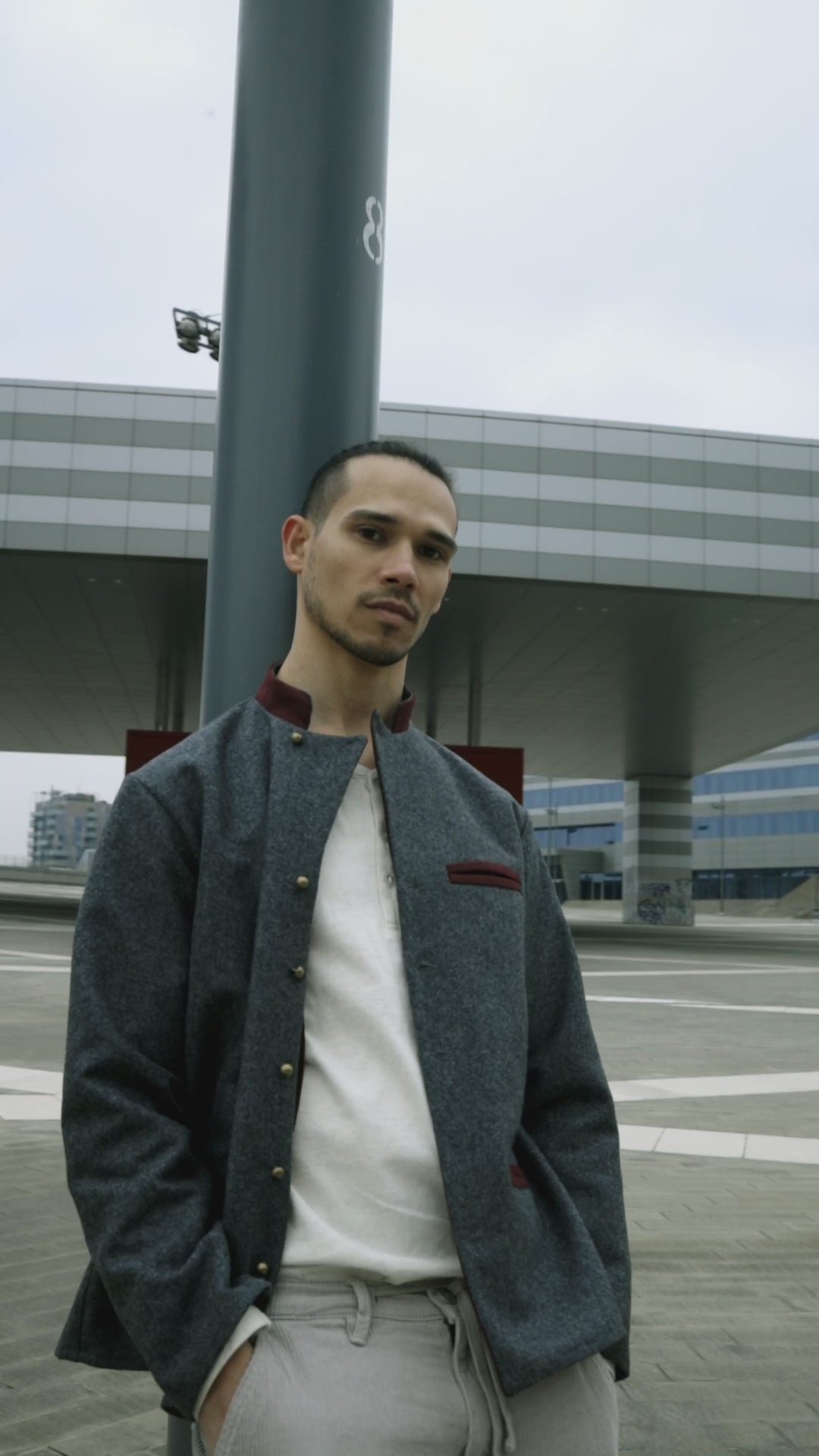 GIACCA BOSTON lana grigia