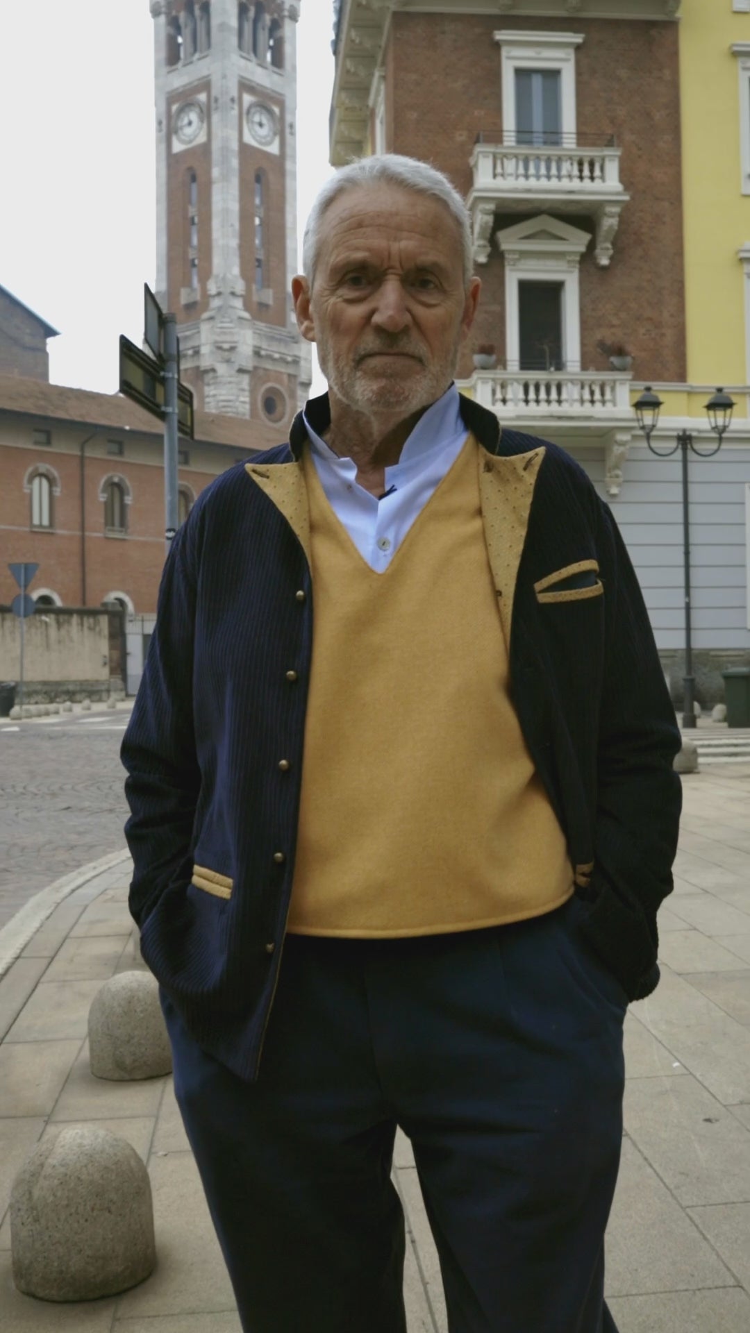 GIACCA BOSTON velluto blu